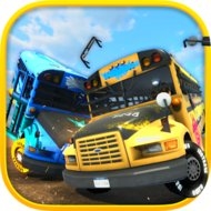 Télécharger Derby de démolition de bus scolaire (mod, argent illimité) 1.0.1 APK pour Android