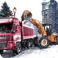 Download Loader & Dump Truck Winter SIM 1.2 APK for android